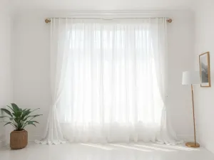 Firany gotowe w małych wnętrzach